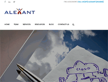 Tablet Screenshot of alexant.com